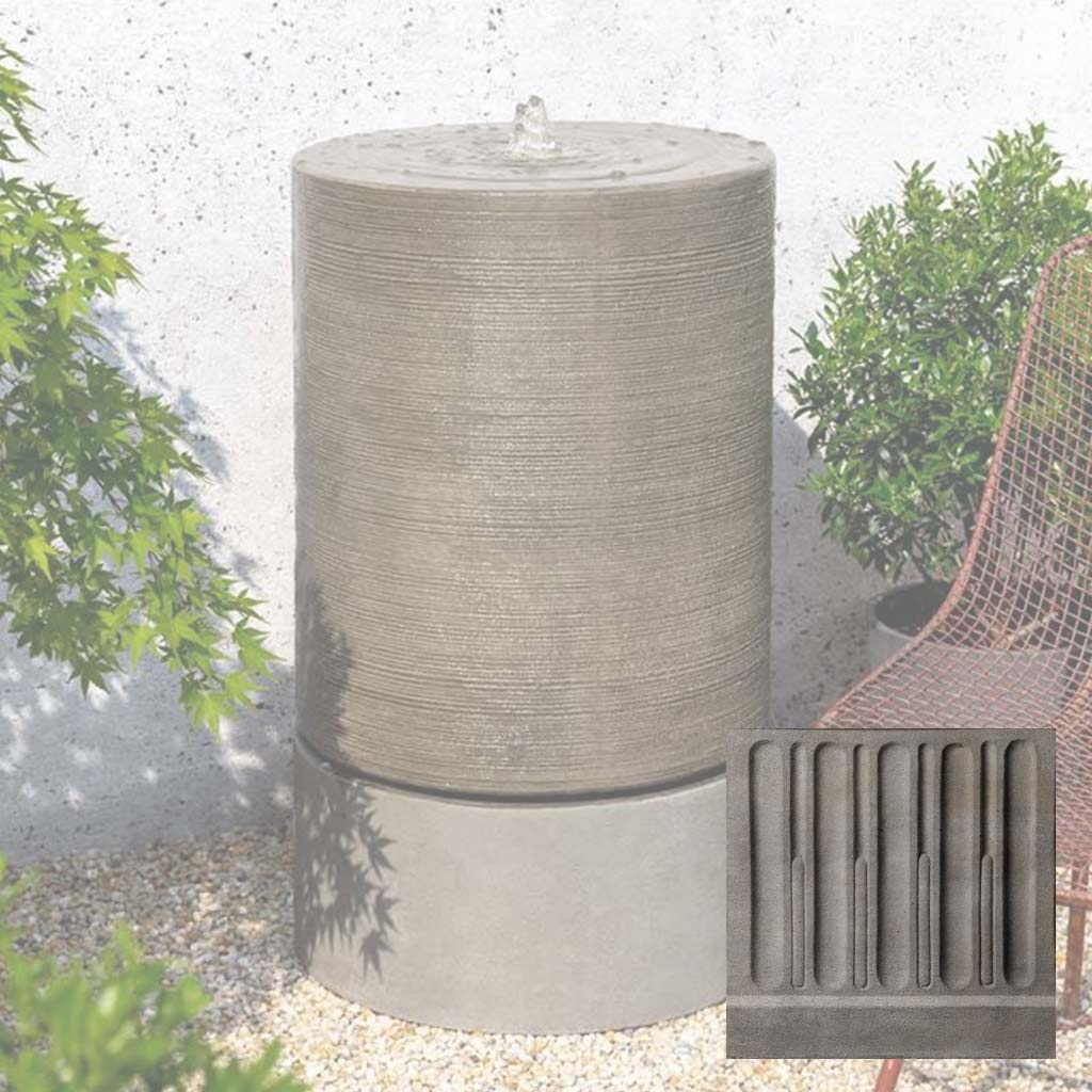 Campania Large Cylinder Fountain - GFRCFT-1107
