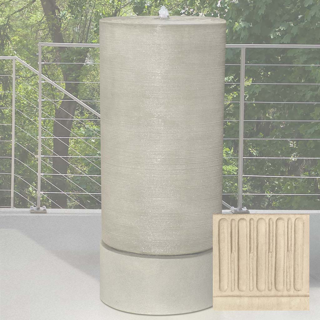 Campania Tall Cylinder Fountain - GFRCFT-1109