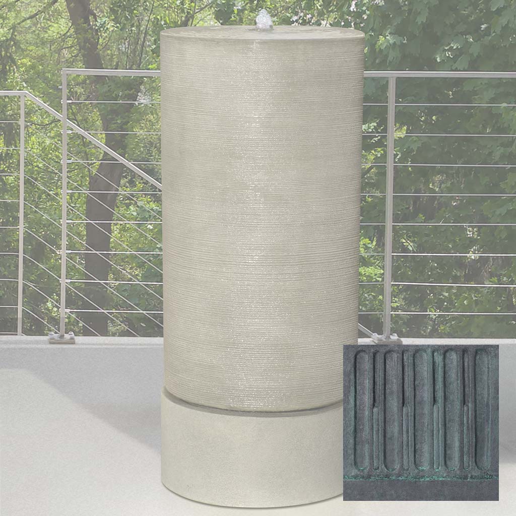 Campania Tall Cylinder Fountain - GFRCFT-1109