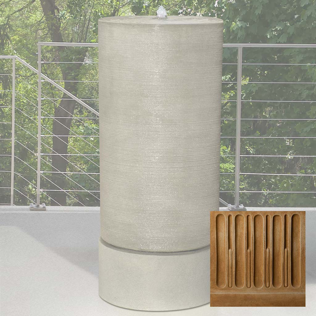 Campania Tall Cylinder Fountain - GFRCFT-1109