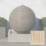 Campania Ribbed Sphere Fountain - GFRCFT-1114