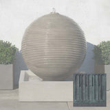 Campania Ribbed Sphere Fountain - GFRCFT-1114