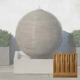 Campania Ribbed Sphere Fountain - GFRCFT-1114