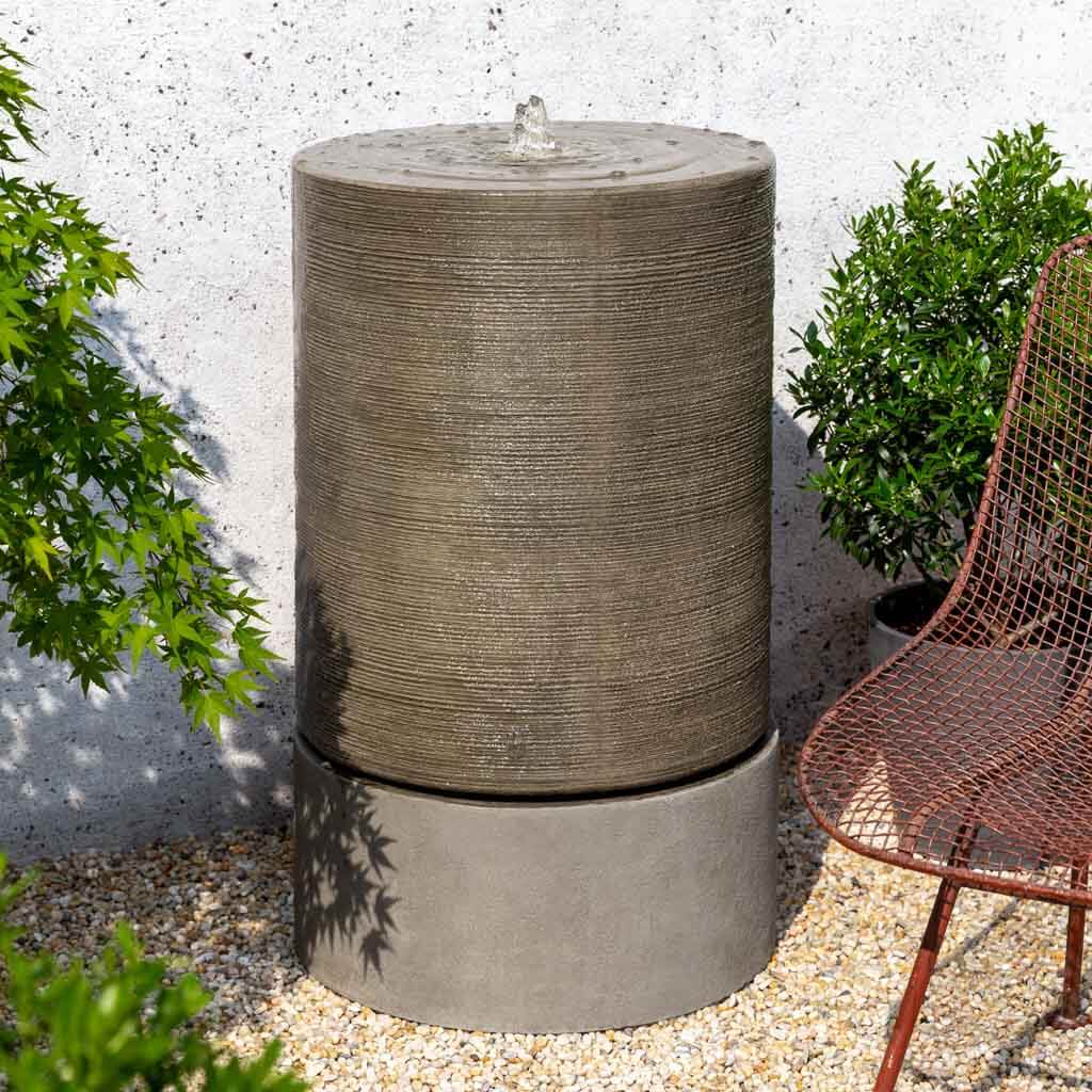 Campania Large Cylinder Fountain - GFRCFT-1107