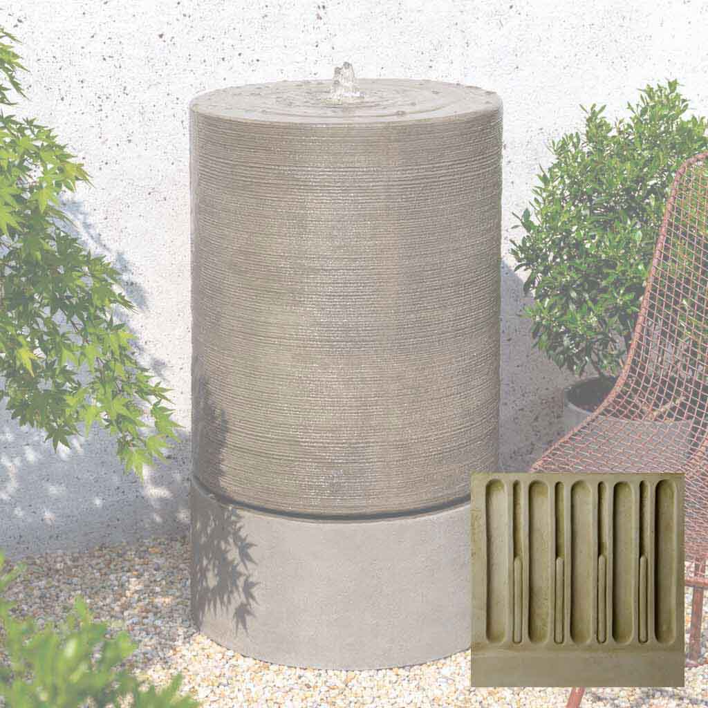 Campania Large Cylinder Fountain - GFRCFT-1107