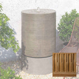 Campania Large Cylinder Fountain - GFRCFT-1107