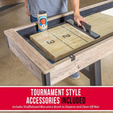 Gosports Premium Shuffleboard Table Set For Game Rooms With Pucks, Wax, And Brush, 9FT (96275134)