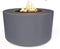 The Outdoor Plus 32" Florence Concrete Fire Pit /  18" Tall+ Free Cover