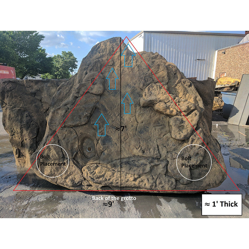 Universal Rocks "Grotto" Swimming Pool Waterfall