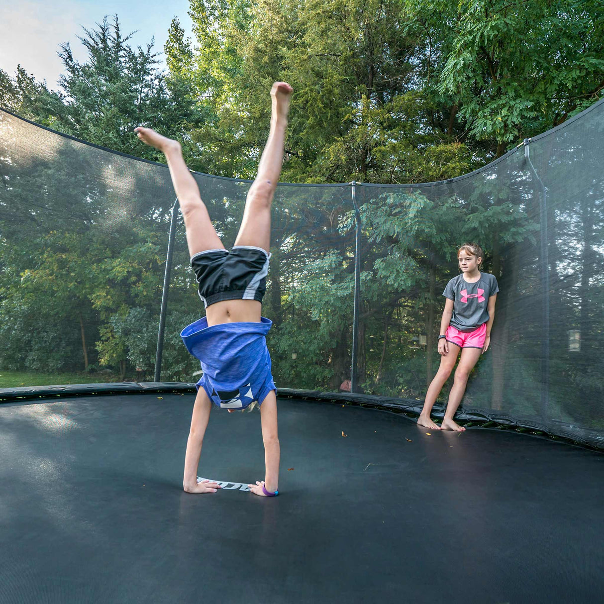 ACON Air 14ft Round Trampoline with Premium Net and Ladder