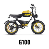 HappyRun G100 (G100 Pro) Long Distance Electric Fat Tire Bike Motorcycle (SAK95715)