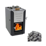 Harvia 20 ES PRO Wood Sauna Stove With Water Tank & Stauna Stones, 24.1KW [WK200ES] (SAK48251)
