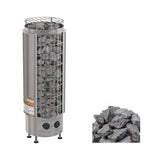 Harvia Cilindro Modern Steel Pillar Style Sauna Heater W/ Sauna Stones [PC60/80/90] (SAK84937)