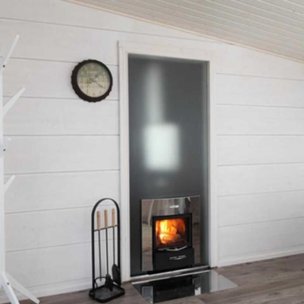 Harvia Duo Series Stainless Steel Wood Sauna Stove With Sauna Stoves [WK200SLUX/WK360SLUX] (SAK68420)