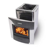 Harvia Duo Series Stainless Steel Wood Sauna Stove With Sauna Stoves [WK200SLUX/WK360SLUX] (SAK68420)