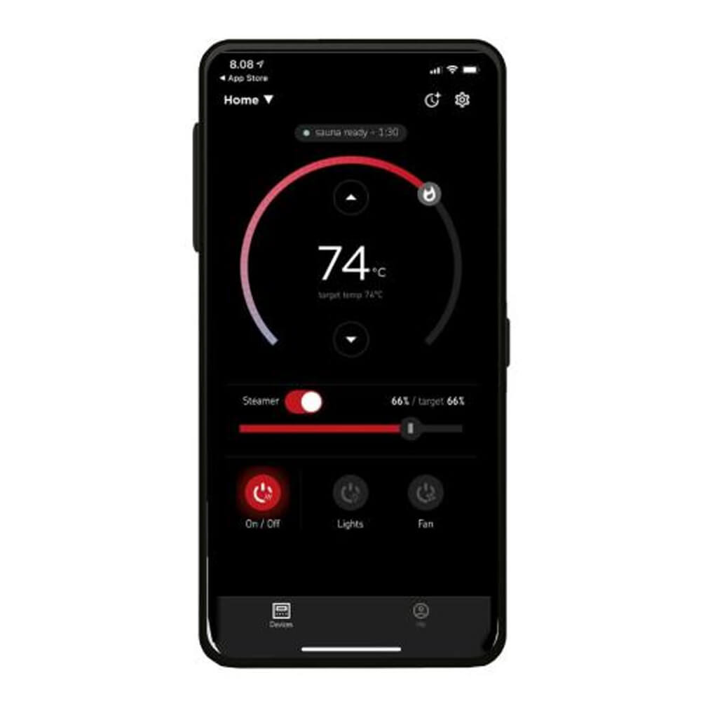 Harvia KIP UL Certified Electric Sauna Heater With Xenio CX170 Digital Control, WiFi Remote Control & Sauna Stones (SAK74563)