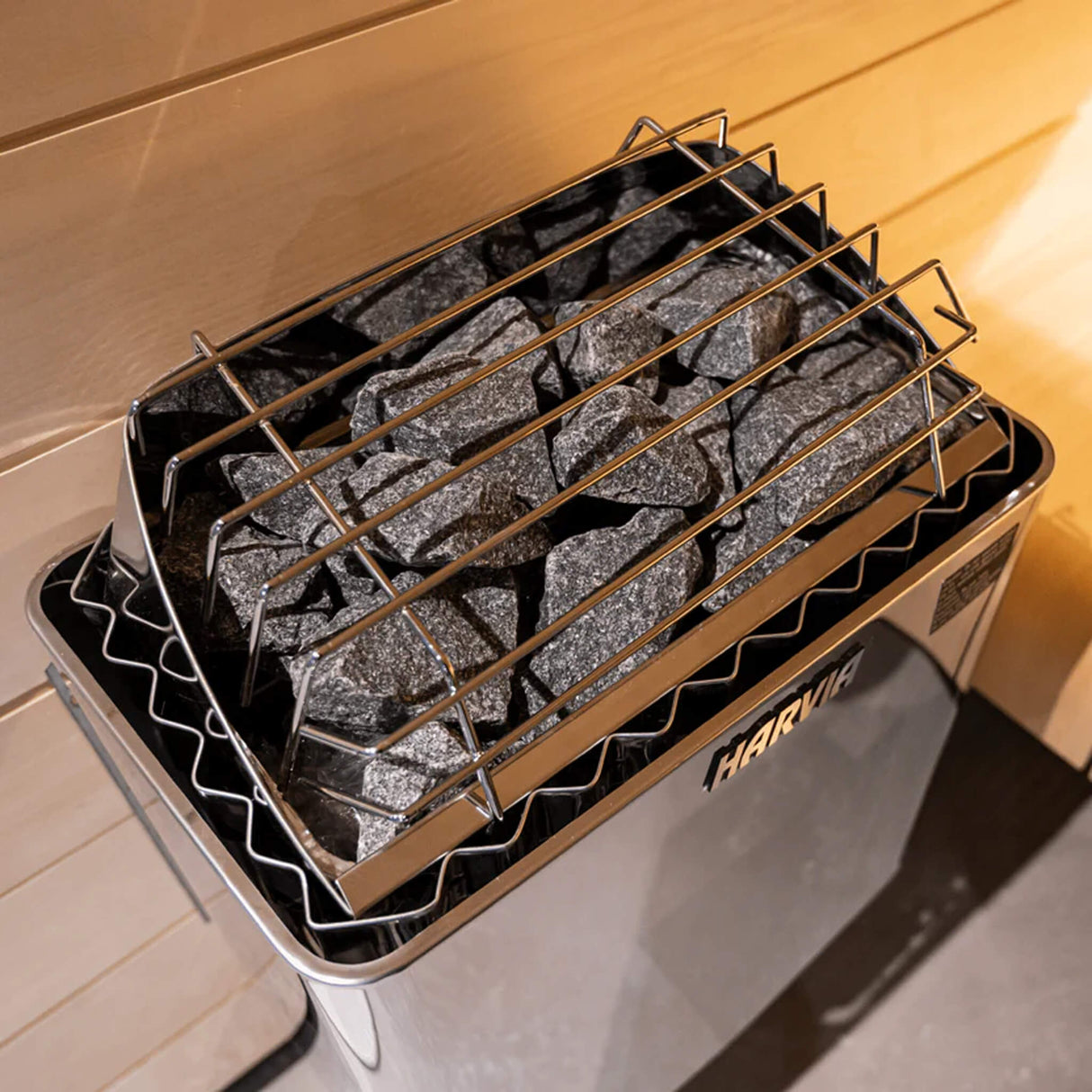 Harvia KIP80W 8KW UL Certified Electric Sauna Heater With Xenio CX170 Digital WIFI Control & Sauna Stones [JH80W2401] (SAK14630)