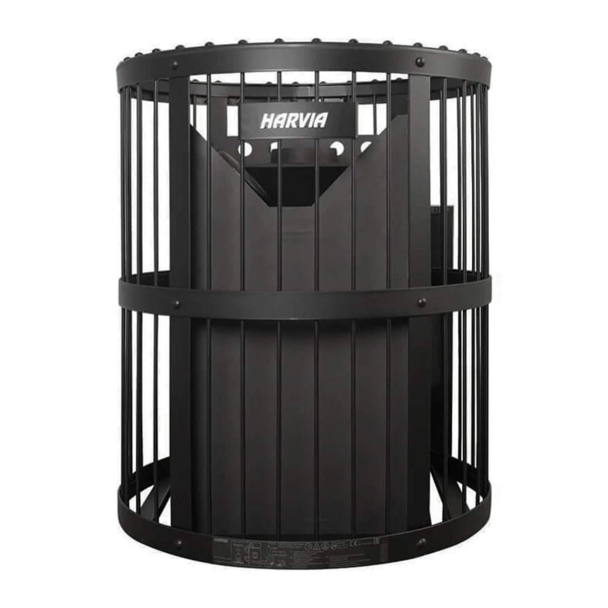 Harvia Legend Duo Wood Burning Sauna Stove/Fireplace Combo With Sauna Stones (SAK30749)