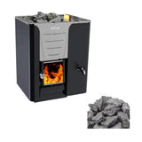 Harvia Pro 20 LS/RS Sauna Wood Stove With Water Tank & Sauna Stones, 24.1KW [WK200LS/RS] (SAK27456)