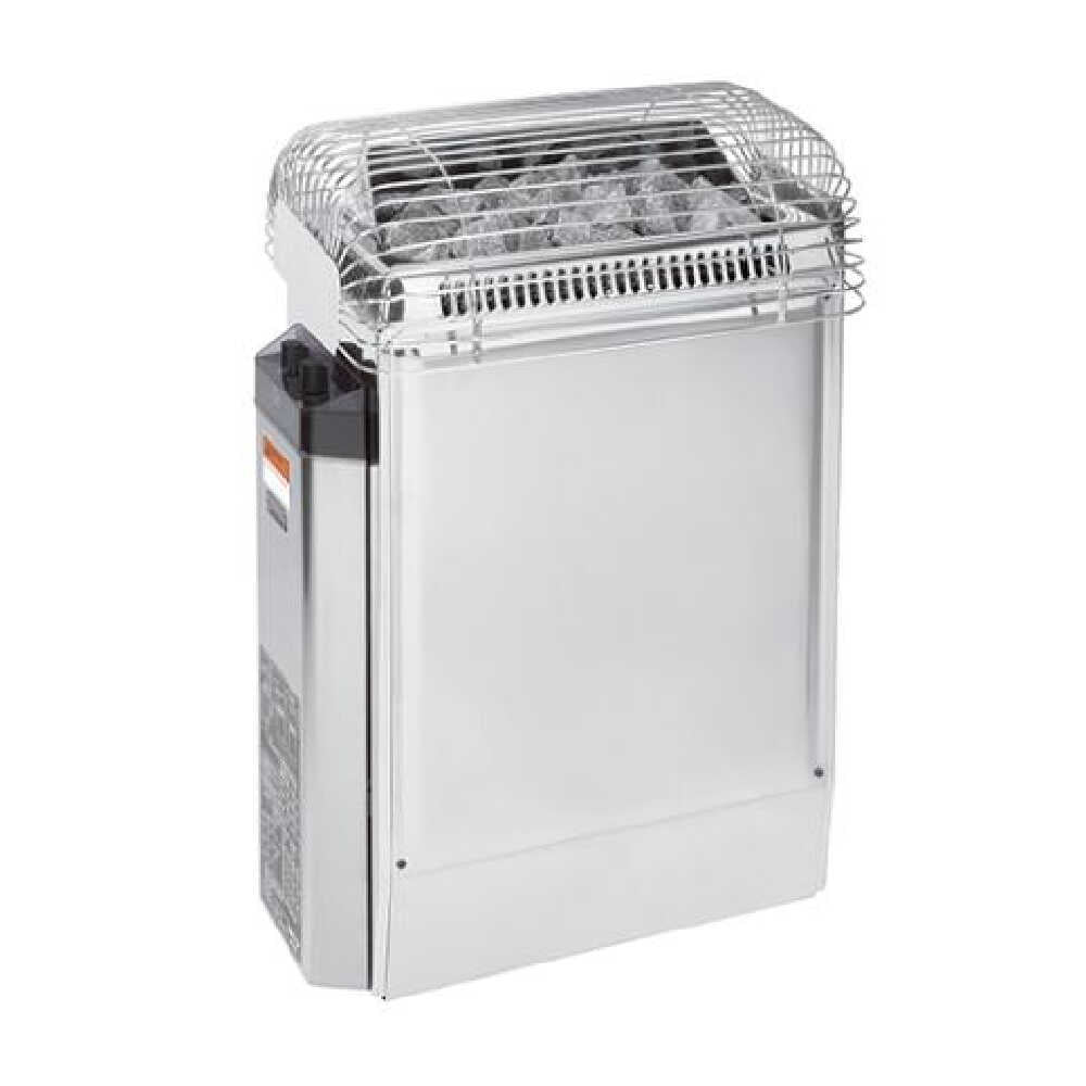 Harvia Topclass KV Stainless Steel Sauna Heater With Built-In Temperature Controls & Sauna Stones [JKV45/60/80] (SAK31695)