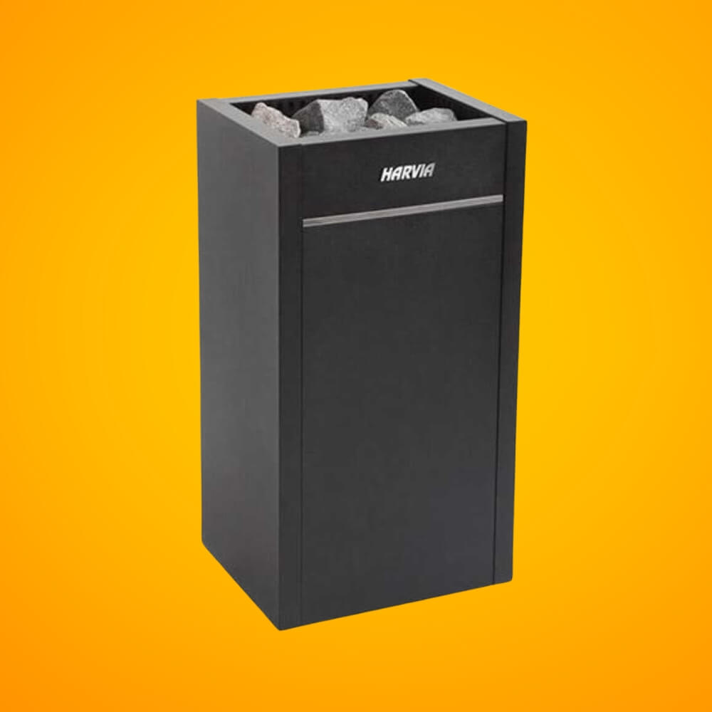 Harvia Virta HL Series Freestanding Electric Sauna Heater With Xenio Series Digital Control & Sauna Stones [HL60/80/90/110E] (SAK57630)