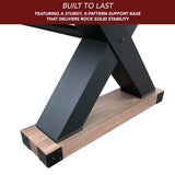 Hathaway Excalibur Rustic Shuffleboard Table With Leg Levelers, 9FT (96847512)