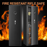 57" Heavy Duty Anti-Theft Fireproof Biometric Gun Rifle Pistol Safe For Home, 11-12 Guns (97253186)