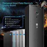 57" Heavy Duty Anti-Theft Fireproof Biometric Gun Rifle Pistol Safe For Home, 11-12 Guns (97253186)