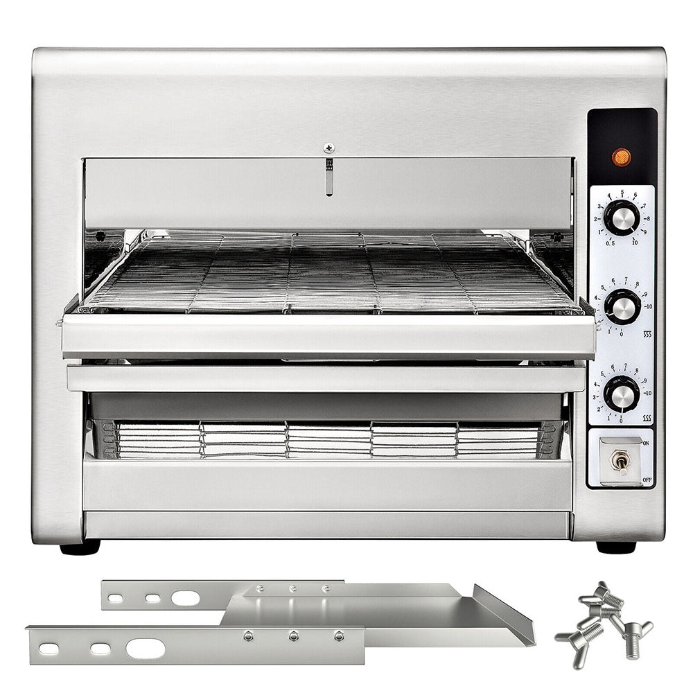 Heavy Duty Commercial Electric Portable Countertop Conveyor Pizza Oven, 14" (96124035)