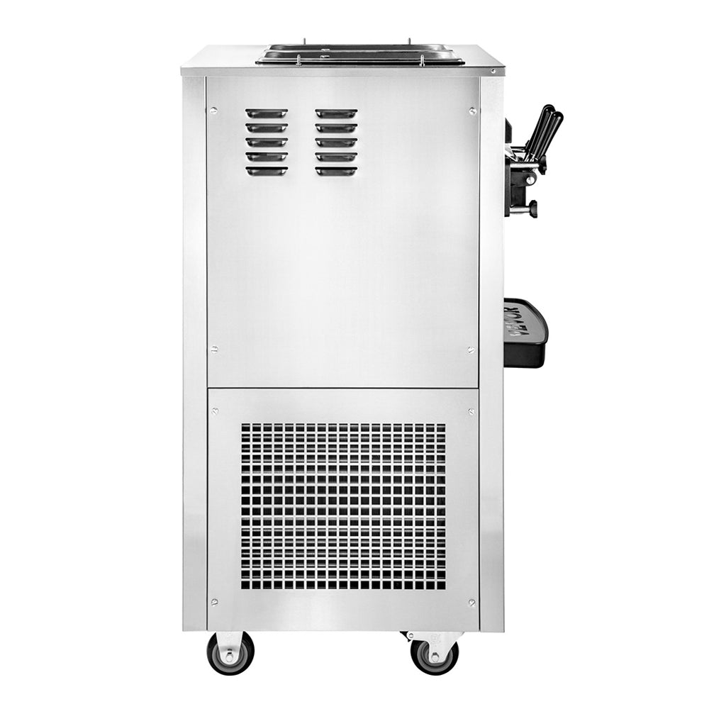 Heavy Duty Commercial Two Hopper Soft Serve Ice Cream Machine With LCD Panel, 2500W (95372618)