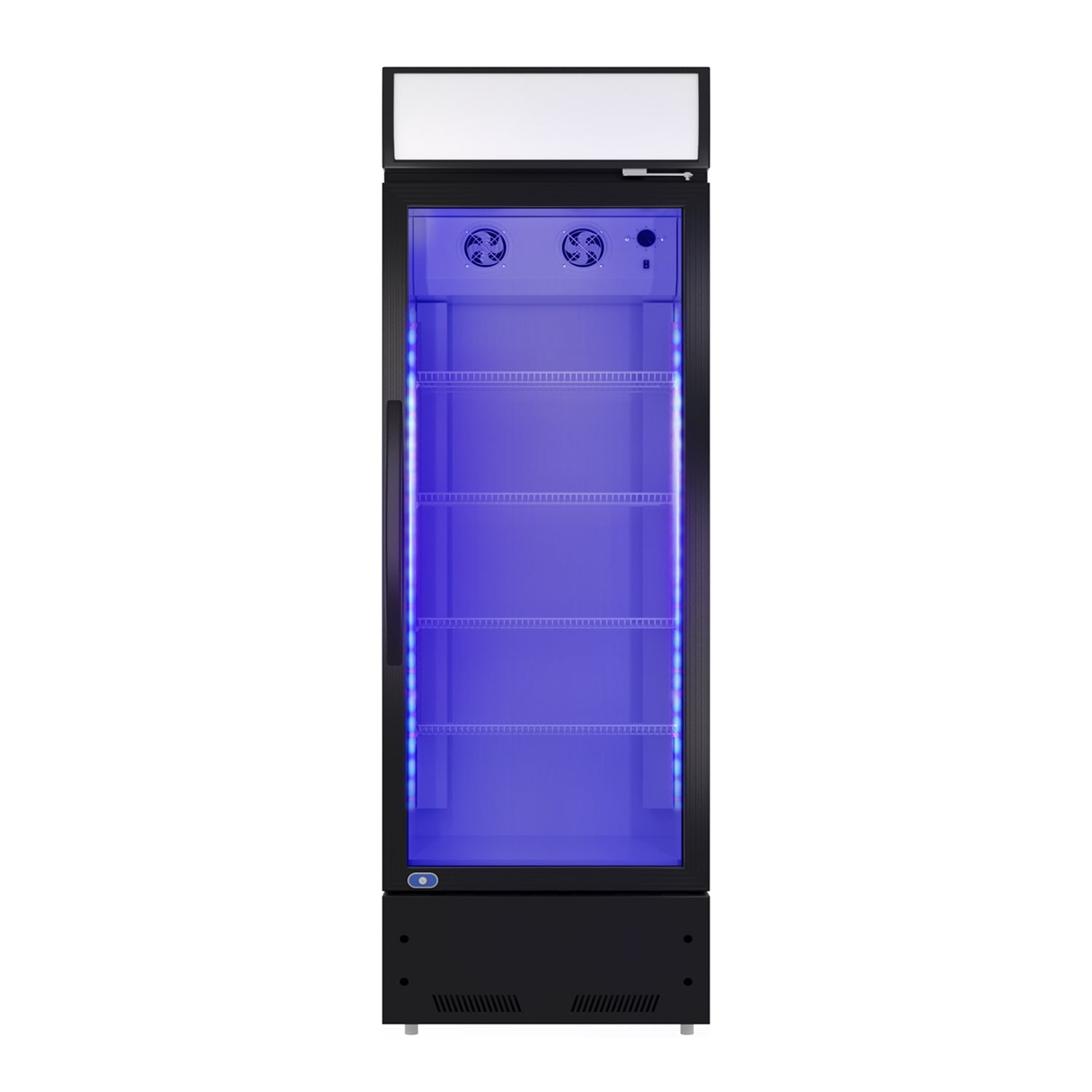 Heavy Duty Industrial Glass Door Beverage Merchandiser Refrigerator Cooler, 11 Cu.Ft (96804571)