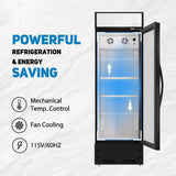 Heavy Duty Industrial Glass Door Beverage Merchandiser Refrigerator Cooler, 11 Cu.Ft (96804571)