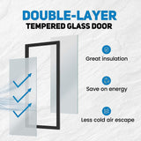 Heavy Duty Industrial Glass Door Beverage Merchandiser Refrigerator Cooler, 11 Cu.Ft (96804571)