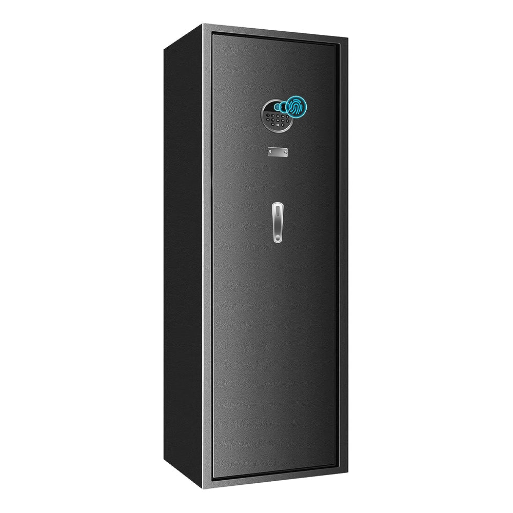 57 Inch High Capacity Extra Large Biometric Home Gun Safe W/ Inner Lockbox For Rifles & Pistols (93516472)