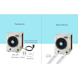 High-Output Electric Swimming Pool Heater Pump For Above And Inground Pools, 4000 Gallons (93751482)