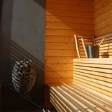 Huum Drop 240V SGS Listed Wall Mount Sauna Heater With UKU Digital Controller & Sauna Stones (SAK43120)