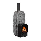 Huum Hive Flow Mini LS 8.5KW Wood-Burning Sauna Stove With Firebox Extension & Sauna Stones [H1018012] (SAK60257)