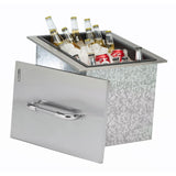 Bull Stainless Steel Drop-In Ice Chest, 16.75x20.25-Inches