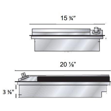 ILVE 15 Inch Stainless Steel Natural Gas Cooktop UHP45F