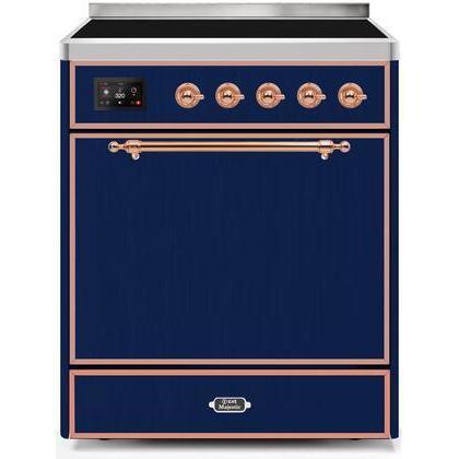 ILVE 30" Majestic II Series Induction Range with 4 Elements 2.3 cu. ft. Total Oven Capacity TFT Oven Control Display (UMI30QNE3)