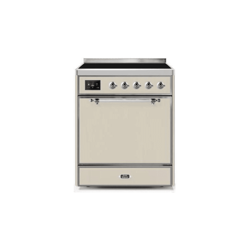ILVE 30" Majestic II Series Induction Range with 4 Elements 2.3 cu. ft. Total Oven Capacity TFT Oven Control Display (UMI30QNE3)