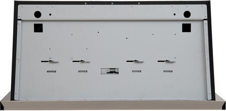 ILVE 30" Majestic Wall Mount Range Hood with 600 CFM Blower Antigrease Filter 2 Warming Lights Filter Light Indicator Autooff Function and 4 Fan Speeds (UAM76)