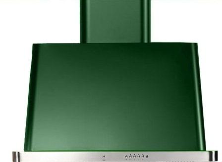 ILVE 30" Majestic Wall Mount Range Hood with 600 CFM Blower Antigrease Filter 2 Warming Lights Filter Light Indicator Autooff Function and 4 Fan Speeds (UAM76)