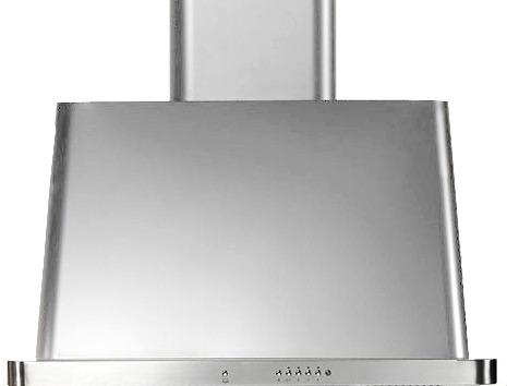 ILVE 30" Majestic Wall Mount Range Hood with 600 CFM Blower Antigrease Filter 2 Warming Lights Filter Light Indicator Autooff Function and 4 Fan Speeds (UAM76)