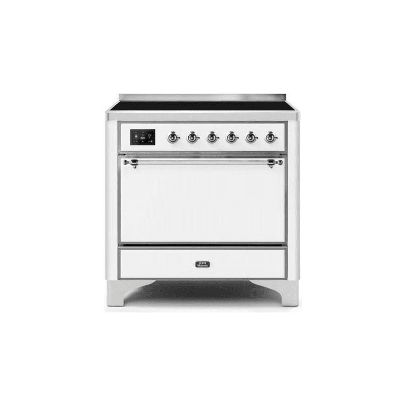 ILVE 36 Inch Majestic II Series Induction Range with 5 Elements 3.5 cu. ft. Oven Capacity TFT Oven Control Display Solid Door (UMI09QNS3)