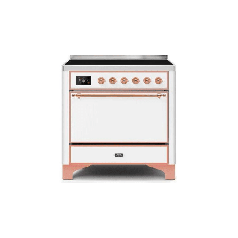 ILVE 36 Inch Majestic II Series Induction Range with 5 Elements 3.5 cu. ft. Oven Capacity TFT Oven Control Display Solid Door (UMI09QNS3)