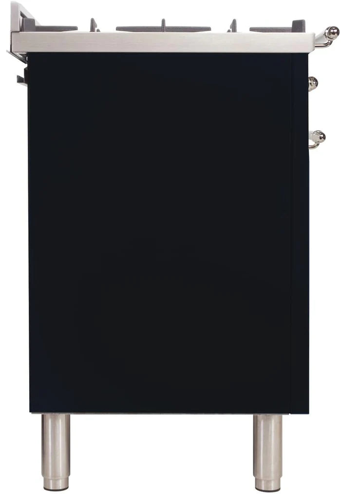 ILVE 36Inch Nostalgie Dual Fuel Range with 5 Sealed Brass Burners 3 cu. ft. Oven UPN90FDM