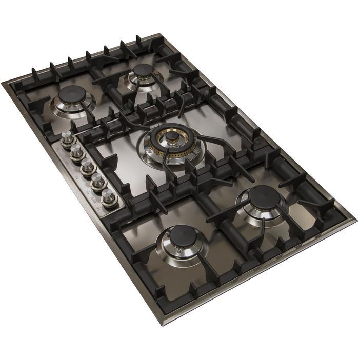 ILVE 36 Inch Stainless Steel Natural Gas/Propane Cooktop UHP95CI/UHP95CILP
