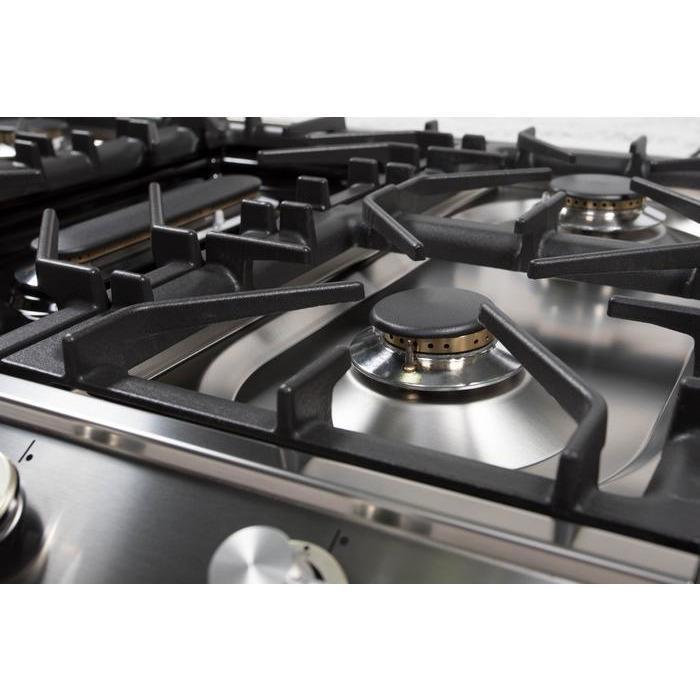 ILVE 36 Inch Stainless Steel Natural Gas/Propane Cooktop UHP965FDI/UHP965FDILP