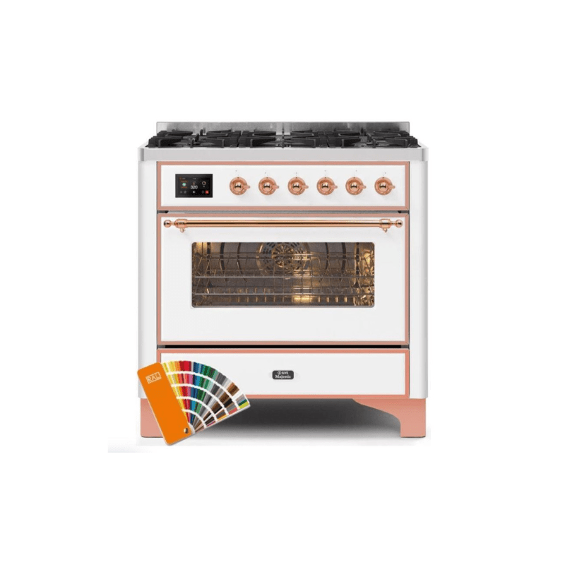 ILVE 36" Majestic II Series Electric Induction and Electric Oven Range with 5 Elements (UMI09NS3)